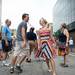 A group learns to dance as Reuven AnafShalom gives a contra dance workshop during Dancing in the Streets in downtown AnnArbor, Sunday, Sep. 1.
Courtney Sacco I AnnArbor.com   